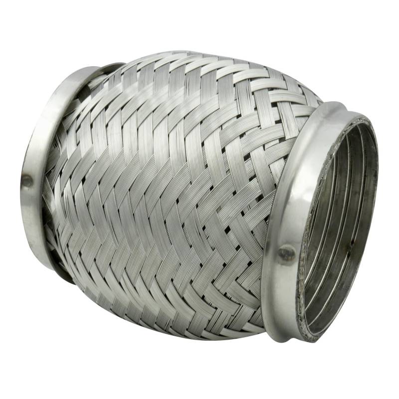 Ø 70mm / 2,75" Edelstahl Flexrohr mit Interlock Abgasanlage Auspuff 100mm von DL-racing.com
