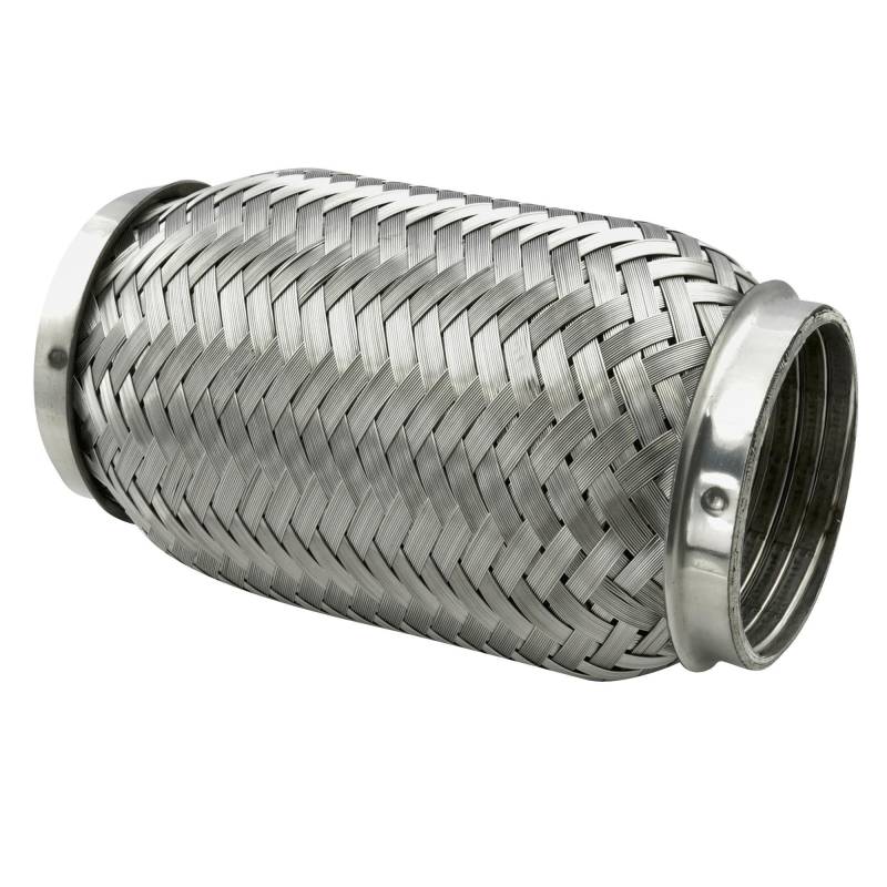 Ø 60mm / 2,375" Edelstahl Flexrohr mit Interlock Abgasanlage Auspuff 150mm von DL-racing.com