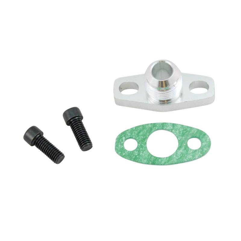 Ölrücklauf Flansch für GT/GT-R Garrett Anschluss Adapter Öl Turbolader Dash 10 von DL-racing.com