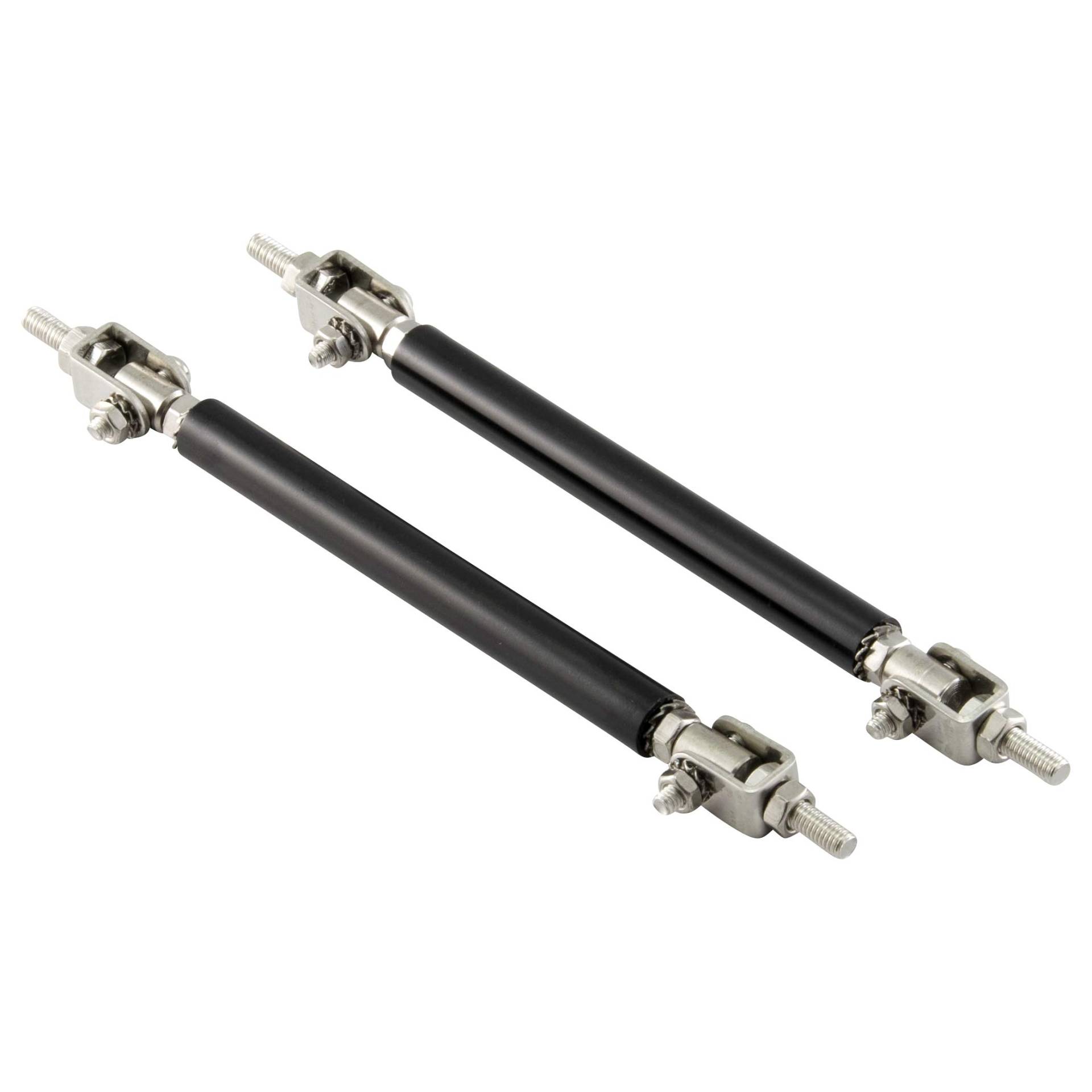 Splitter Halter 150-195mm verstellbar Universal Stabilisator Spoiler Edelstahl von DL-racing.com