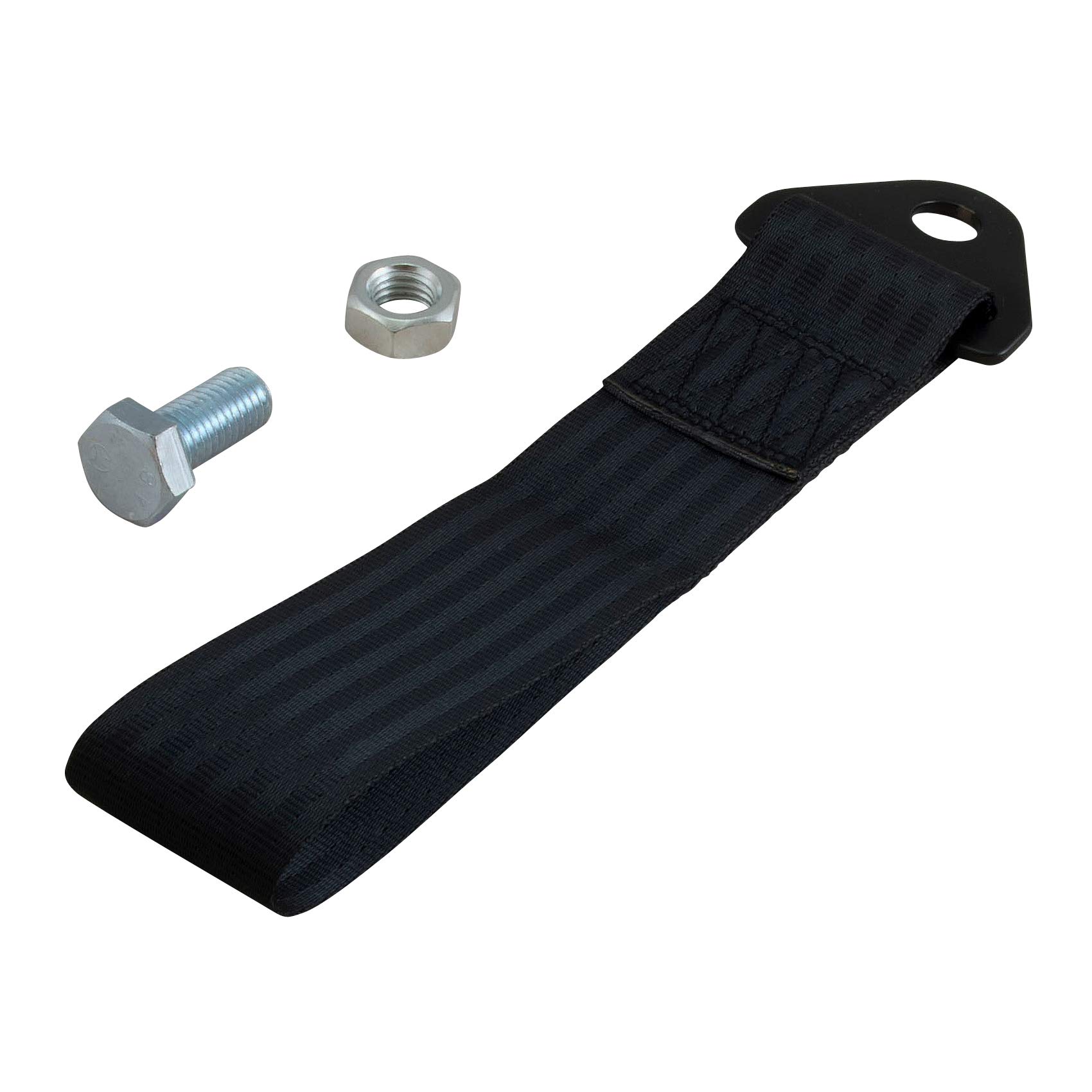 Tow Strap Abschleppschlaufe | Schwarz von DL-racing.com
