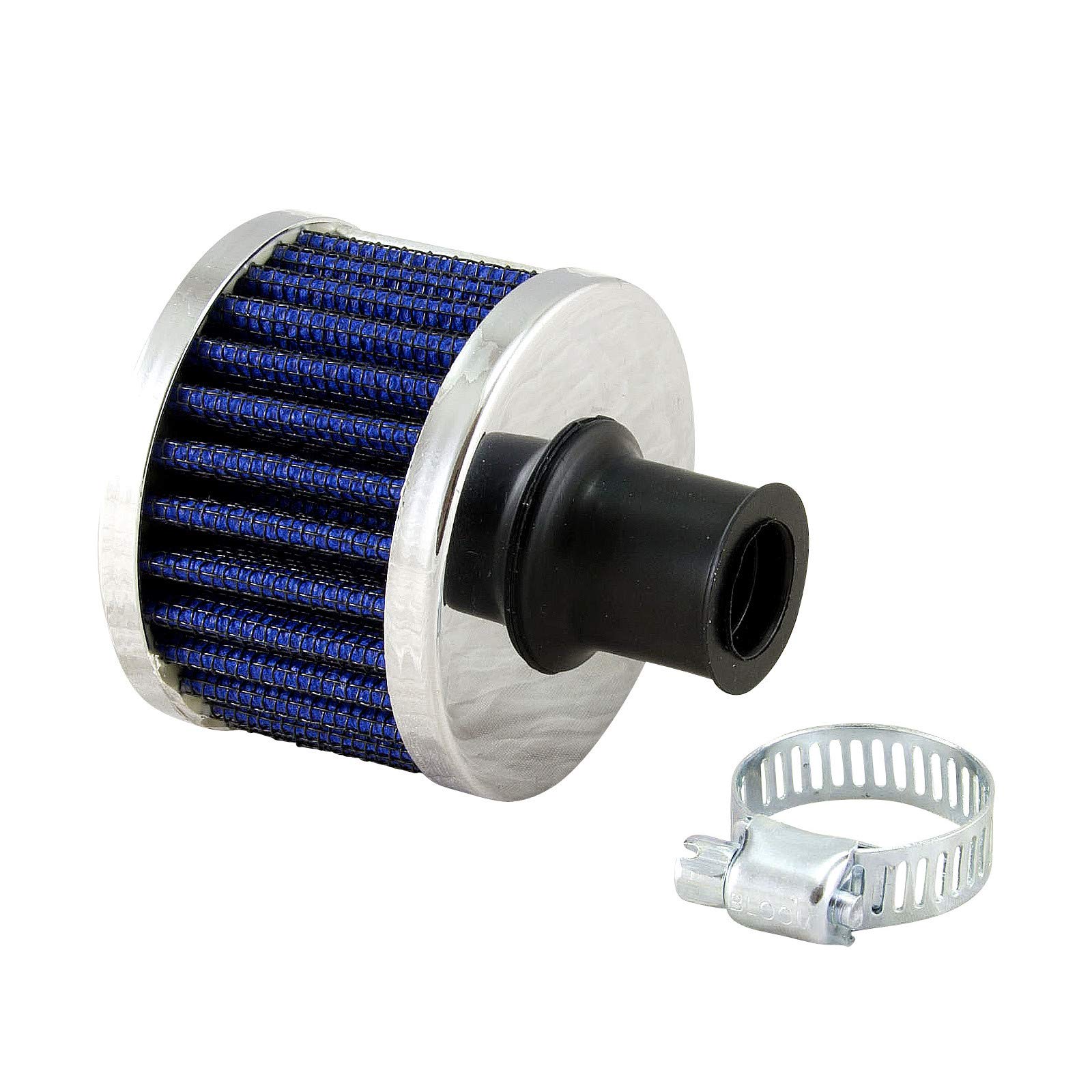 Universal 12mm Entlüftungsfilter Ø 50mm Motor Getriebe Catchtank Motorsport Blau von DL-racing.com