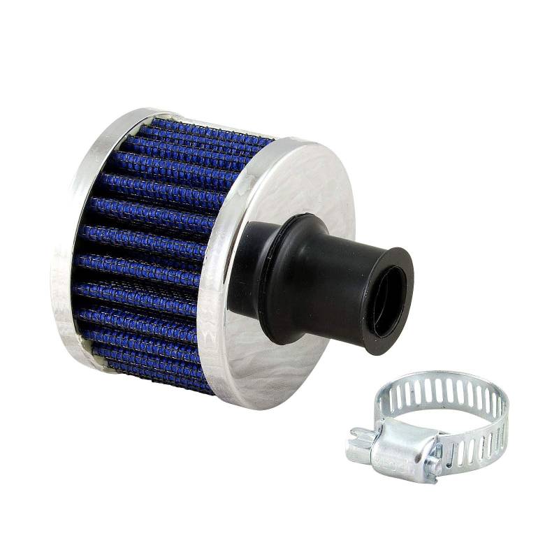 Universal 12mm Entlüftungsfilter Ø 50mm Motor Getriebe Catchtank Motorsport Blau von DL-racing.com
