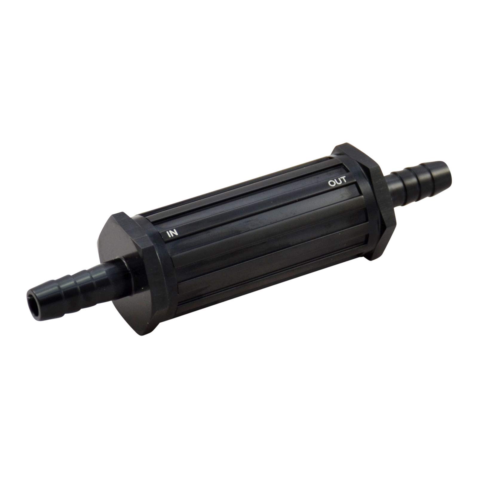Kraftstofffilter Motorsport auswaschbar 30 Micron Benzin Filter High Flow Schwarz | 12mm Anschluss Kraftstofffilter Motorsport auswaschbar 30 Micron Benzin Filter High Flow Schwarz | 12mm Anschluss von DL-racing.com