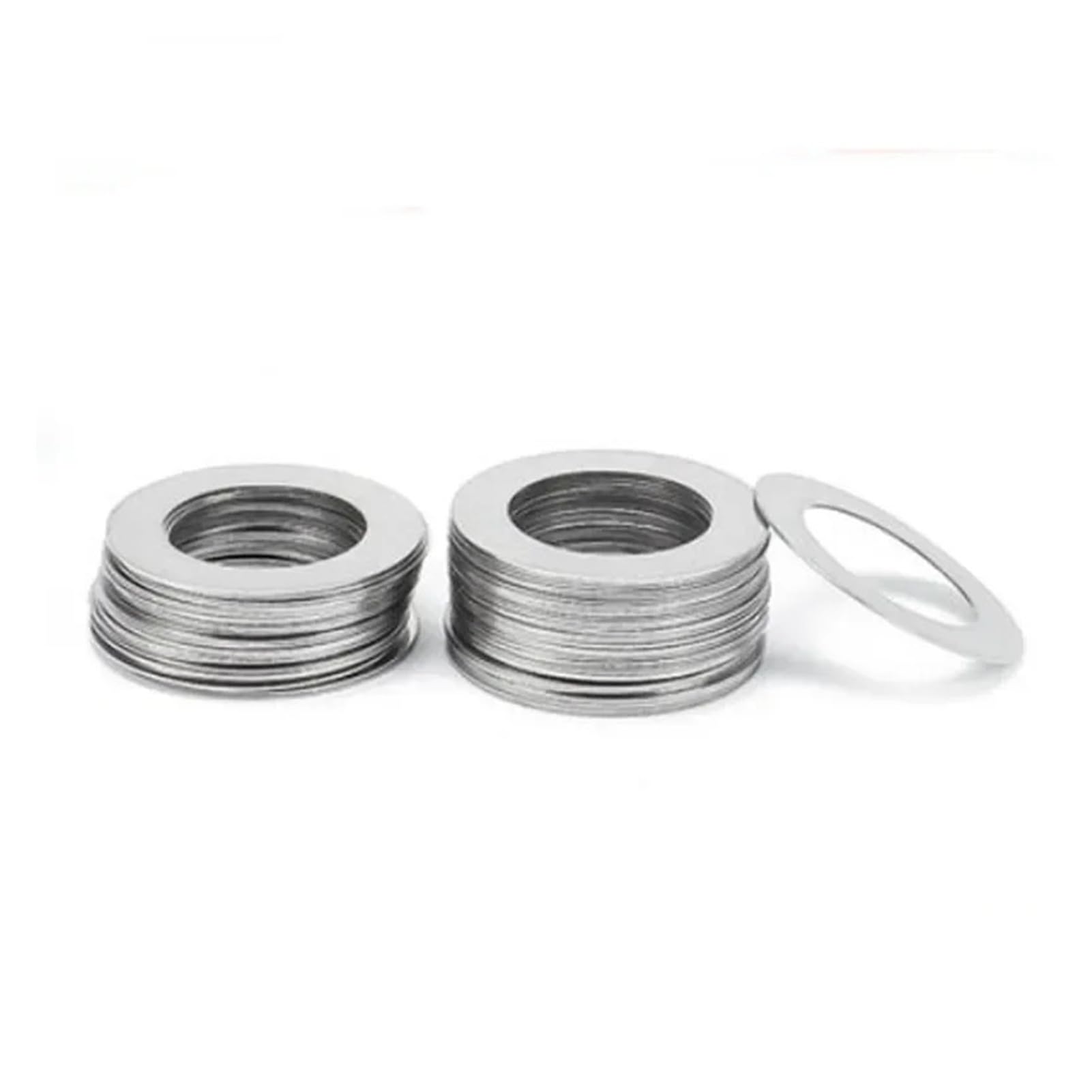10 Stück/100 Stück M3 bis M40 0,1 mm 0,2 mm 0,3 mm 0,5 mm 1 mm Edelstahl-Unterlegscheibe, ultradünne Dichtung(M7x10 50pcs,0.5mm thickness) von DLNTXFDG