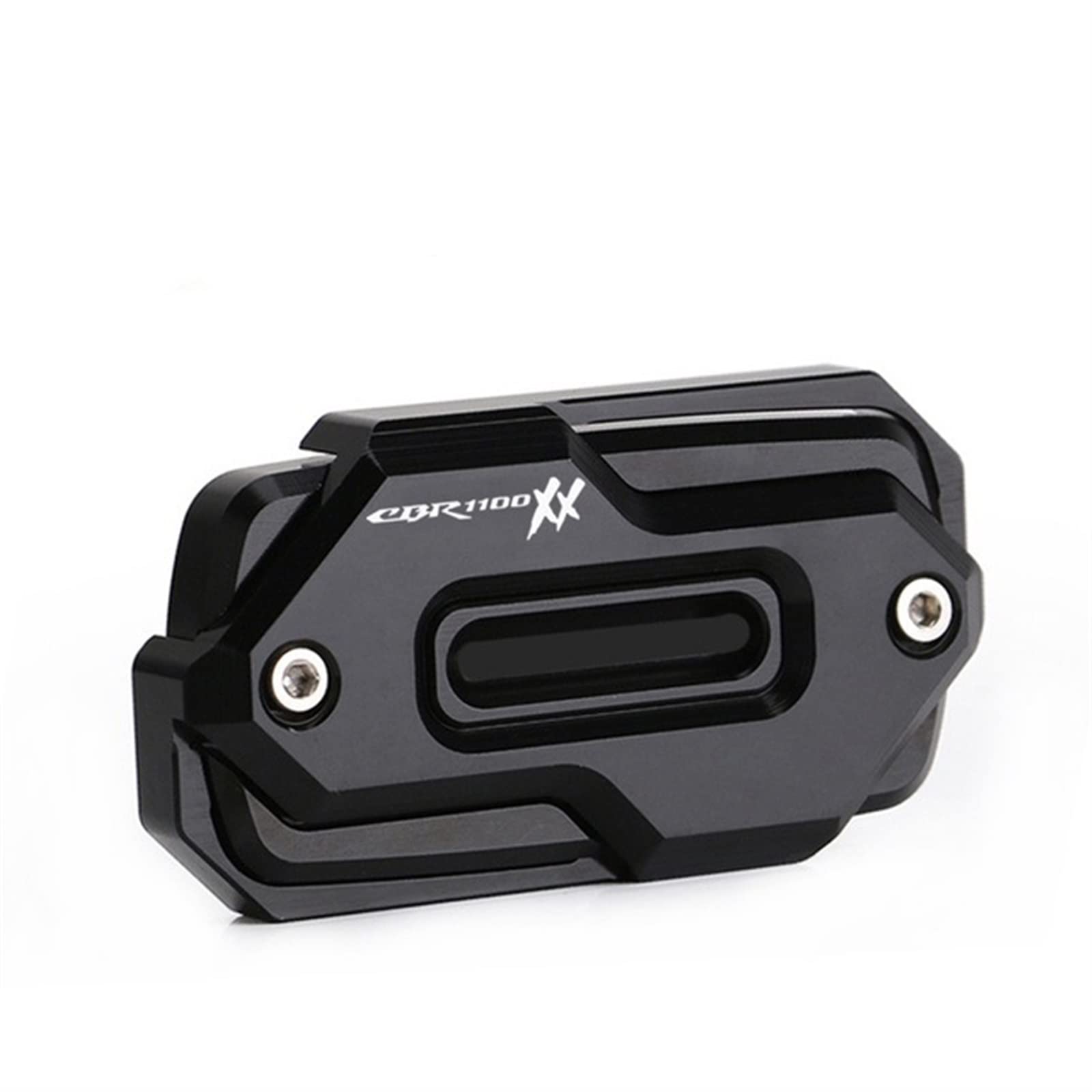 DLSFML Für Honda CBR1100XX CBR 1100XX 1997-2004 Motorrad CNC Vorderradbremsbehälterdeckel Flüssigkeitstankabdeckung (Farbe : SCHWARZ, Größe : 1) von DLSFML