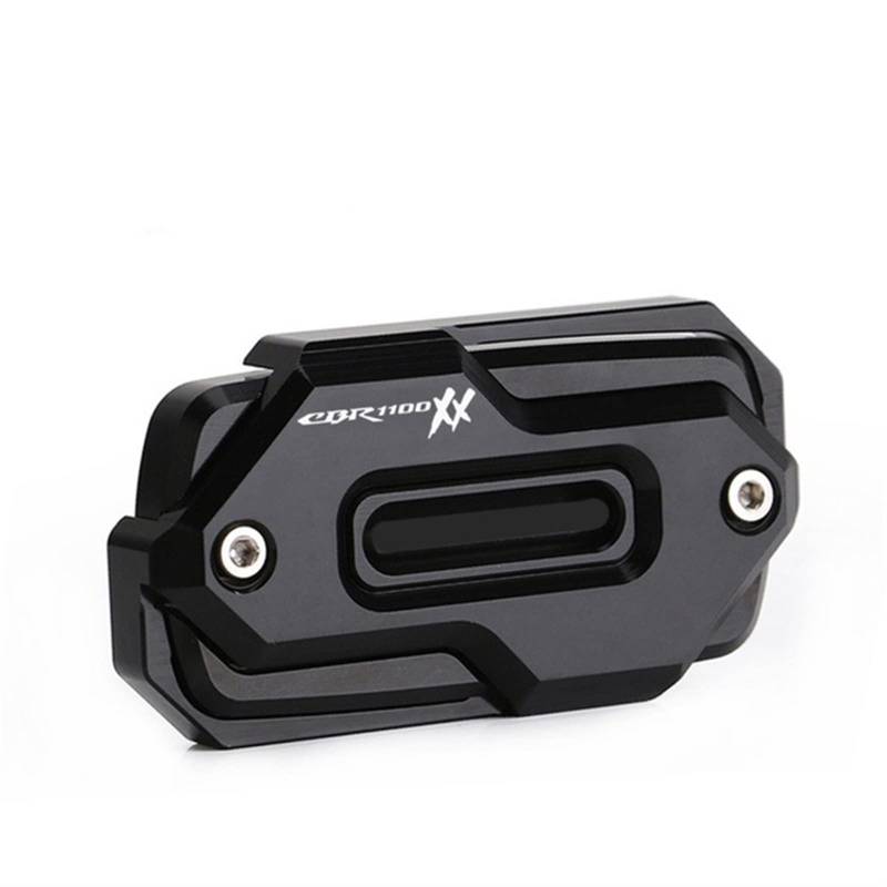 DLSFML Für Honda CBR1100XX CBR 1100XX 1997-2004 Motorrad CNC Vorderradbremsbehälterdeckel Flüssigkeitstankabdeckung (Farbe : SCHWARZ, Größe : 1) von DLSFML
