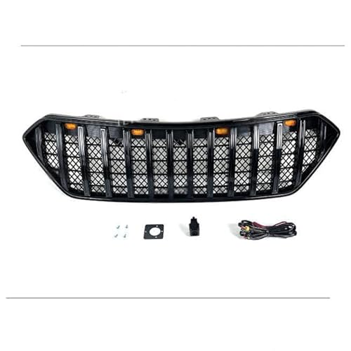 Auto Front Grill für Hyundai Santafe Grille 2013-2016, Edel Hochwertig Klassisch Sportlich Kühlergrill Zubehör,with light Auto Front Grill für Hyundai Santafe Grille 2013-2016, Edel Hochwertig Klassisch Sportlich Kühlergrill Zubehör,with light von DLXZWF88