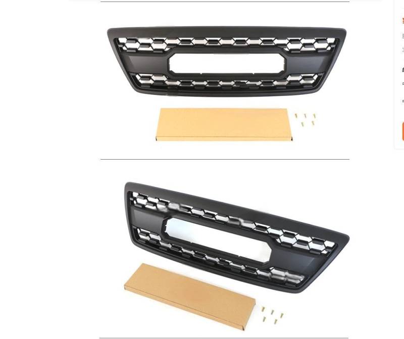 Auto Front Grill für Lexus Grille LX470 2003-2007, Edel Hochwertig Klassisch Sportlich Kühlergrill Zubehör,Without light von DLXZWF88