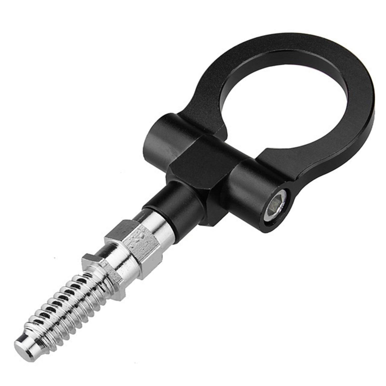 AbschleppöSe,Abschlepphaken 1 stücke Universal Auto Abschlepphaken Passend for Auto Auto Anhänger Ring Abschlepphaken Auge Abschleppen Bunte(Black) von DLZFUDTY