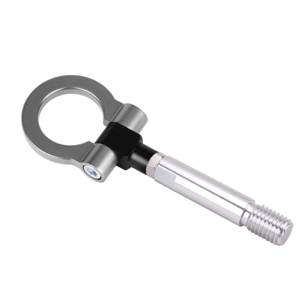 AbschleppöSe,Abschlepphaken Aluminium-Abschlepphaken-Ring-Kit Auf Schlepphaken Eye Towing Bunt Passend Für 08 Benz(Titanium) von DLZFUDTY