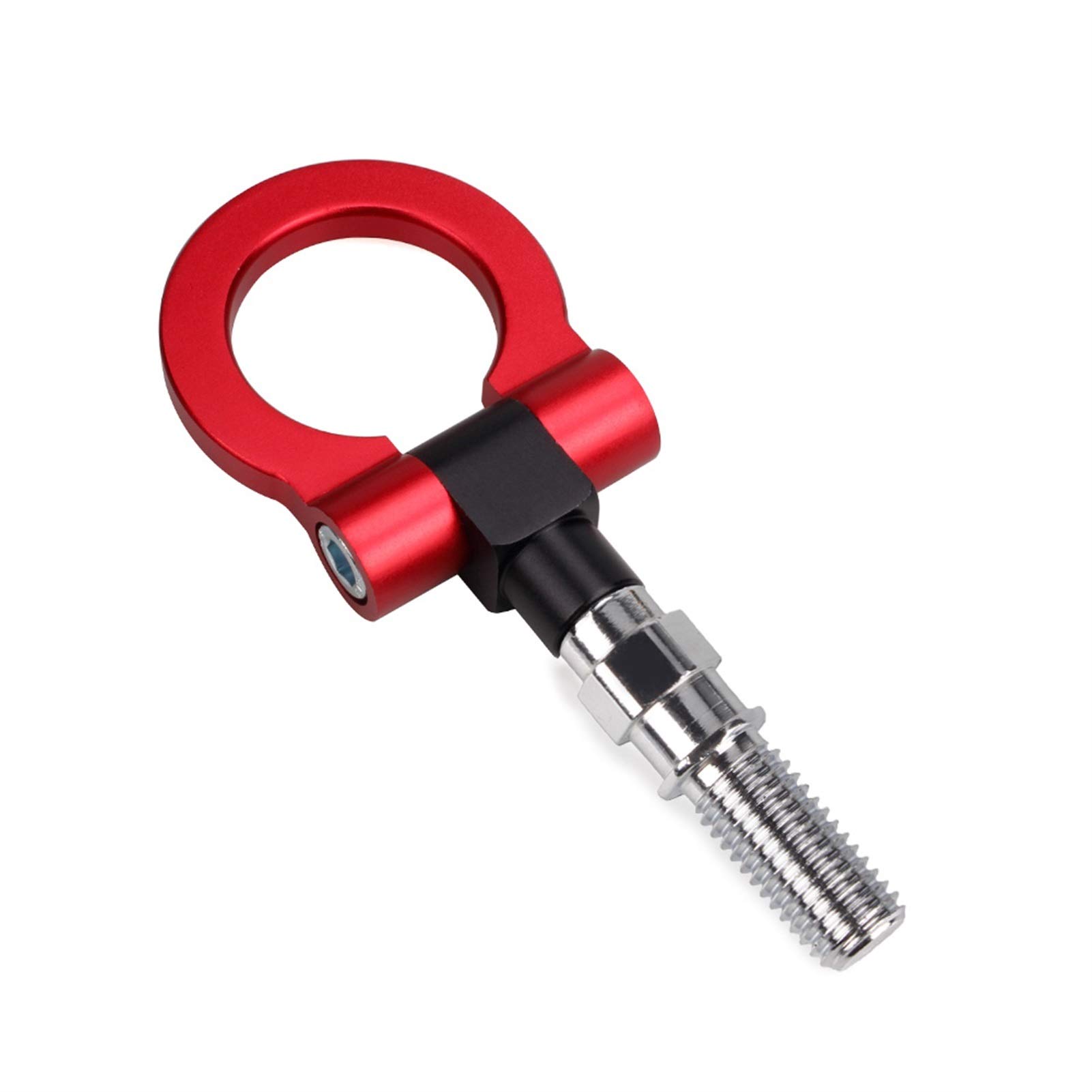 AbschleppöSe,Abschlepphaken Aluminium Schmiede Vordere Abschlepphaken Vordere Anhängerhakenleiste(Red) von DLZFUDTY