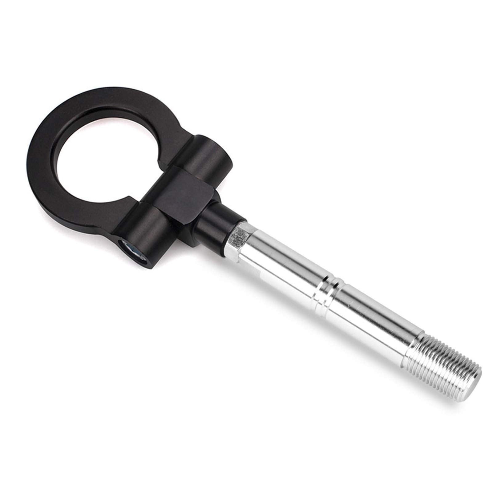 AbschleppöSe,Abschlepphaken Aluminiumauto Front Tow Haken Anhänger Ring Fit(Black) von DLZFUDTY