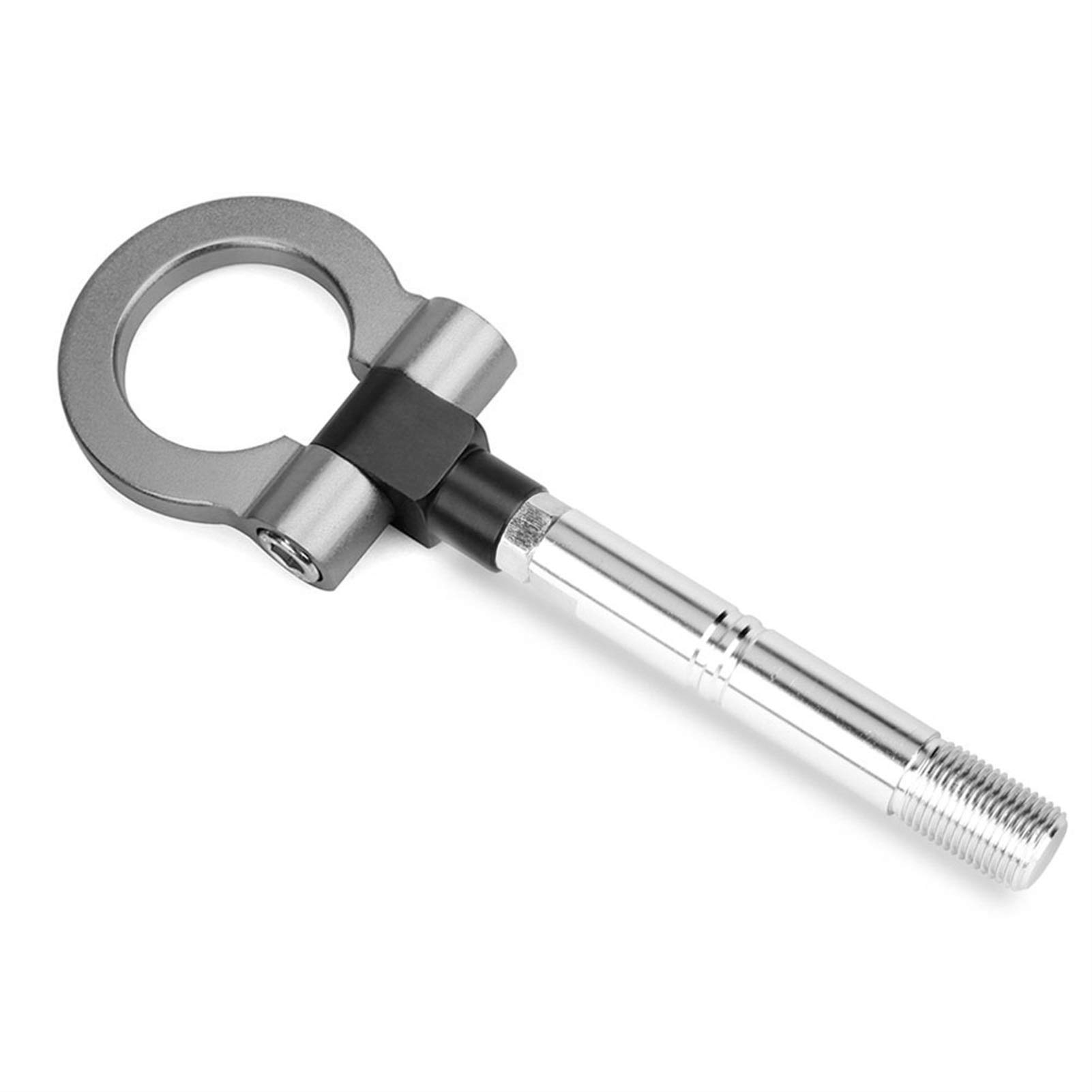 AbschleppöSe,Abschlepphaken Aluminiumauto Front Tow Haken Anhänger Ring Fit(Gray) von DLZFUDTY