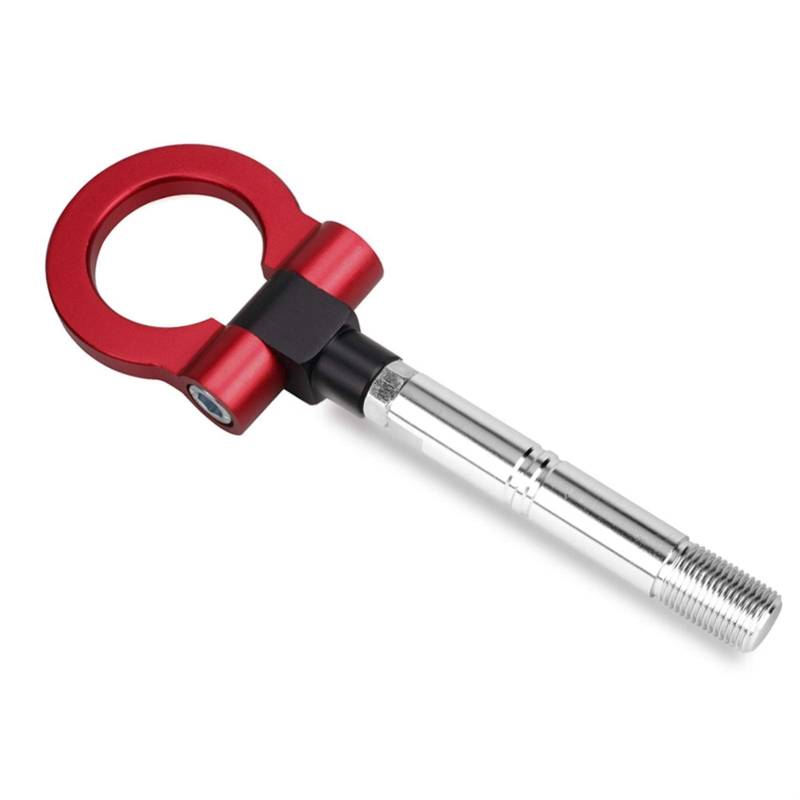 AbschleppöSe,Abschlepphaken Aluminiumauto Front Tow Haken Anhänger Ring Fit(Red) von DLZFUDTY