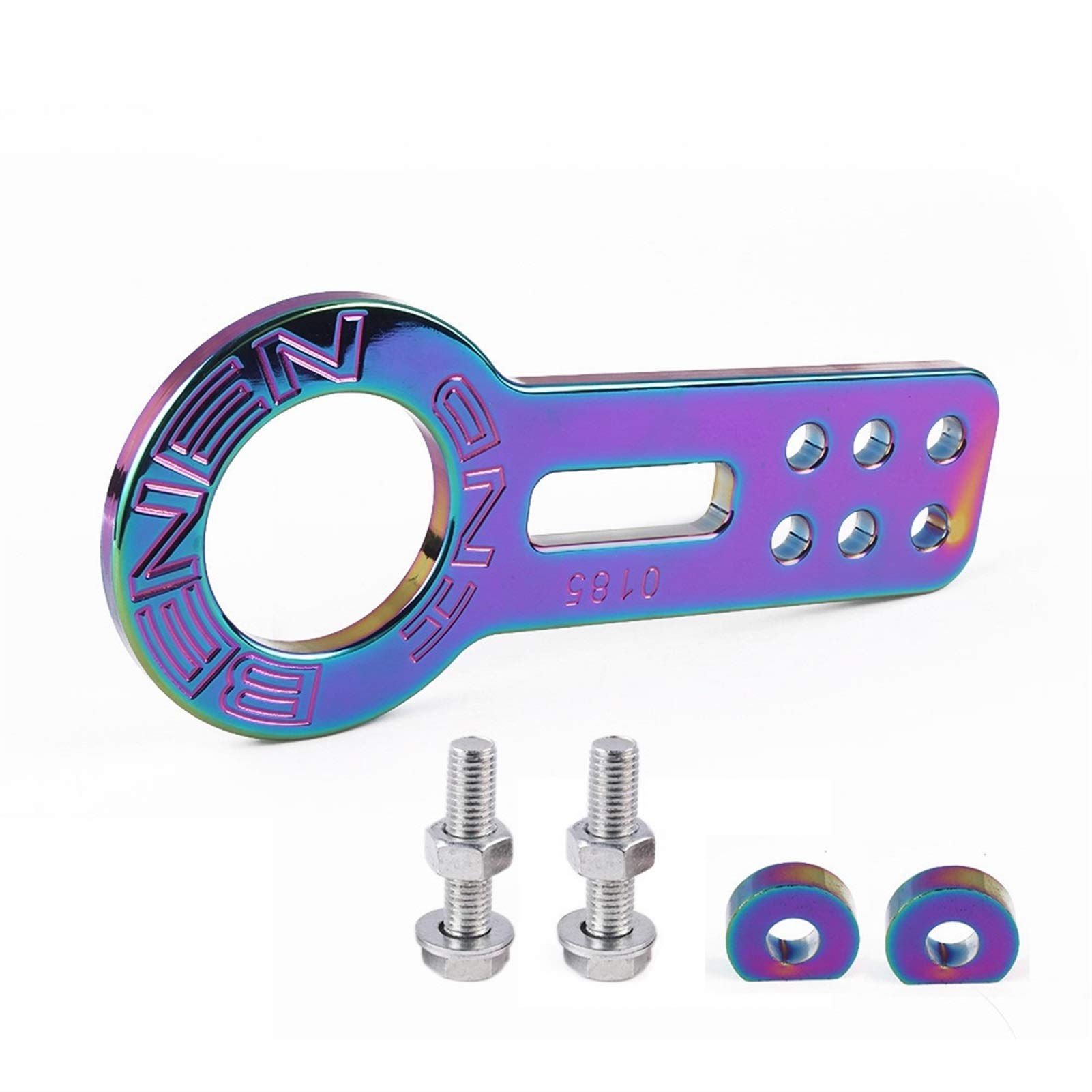 AbschleppöSe,Abschlepphaken Aluminiumauto-Front-Tow-Haken-Fit Für Auto-Auto-Anhänger-Ring-Stil Eloxiert Bunt(1) von DLZFUDTY