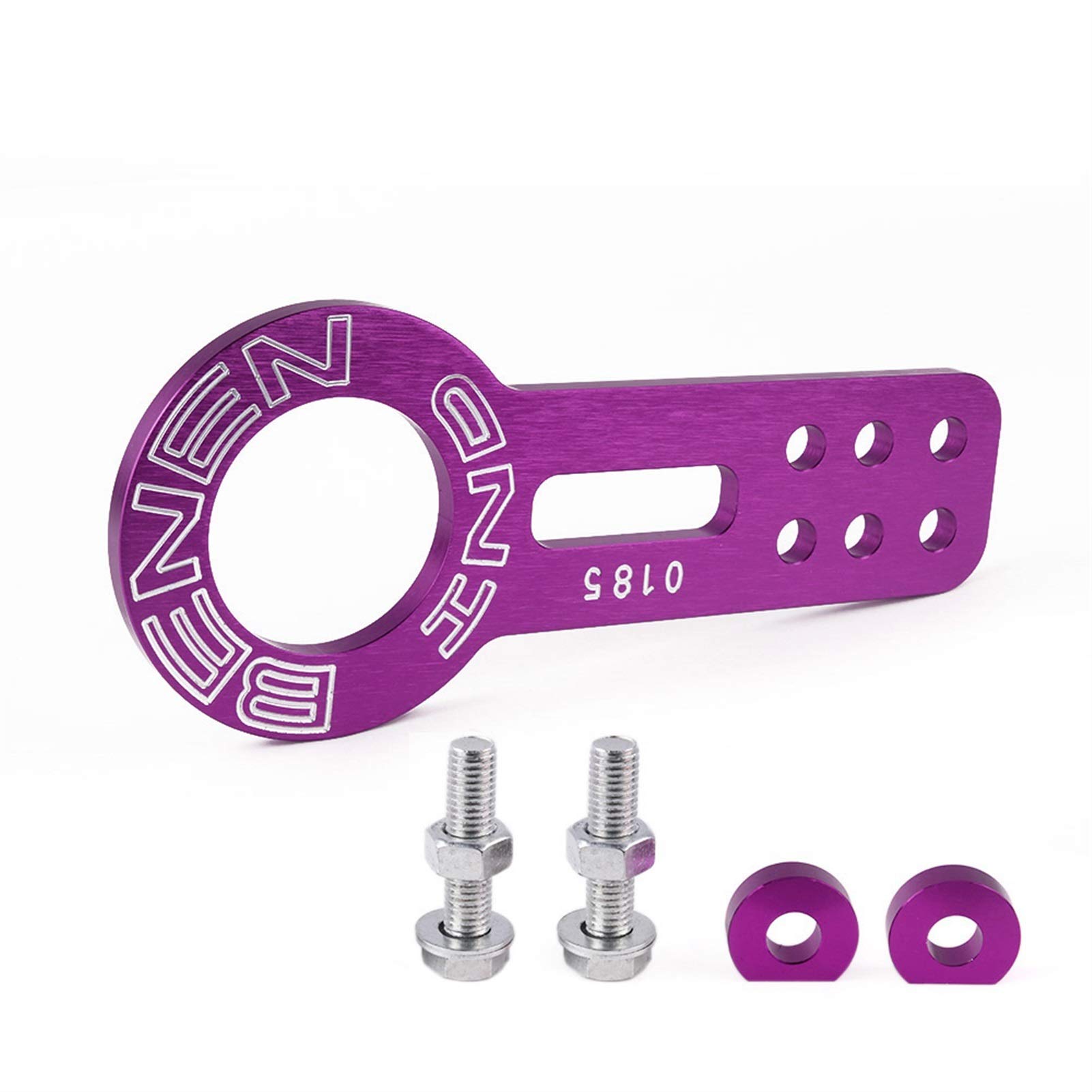 AbschleppöSe,Abschlepphaken Aluminiumauto-Front-Tow-Haken-Fit Für Auto-Auto-Anhänger-Ring-Stil Eloxiert Bunt(Purple) von DLZFUDTY