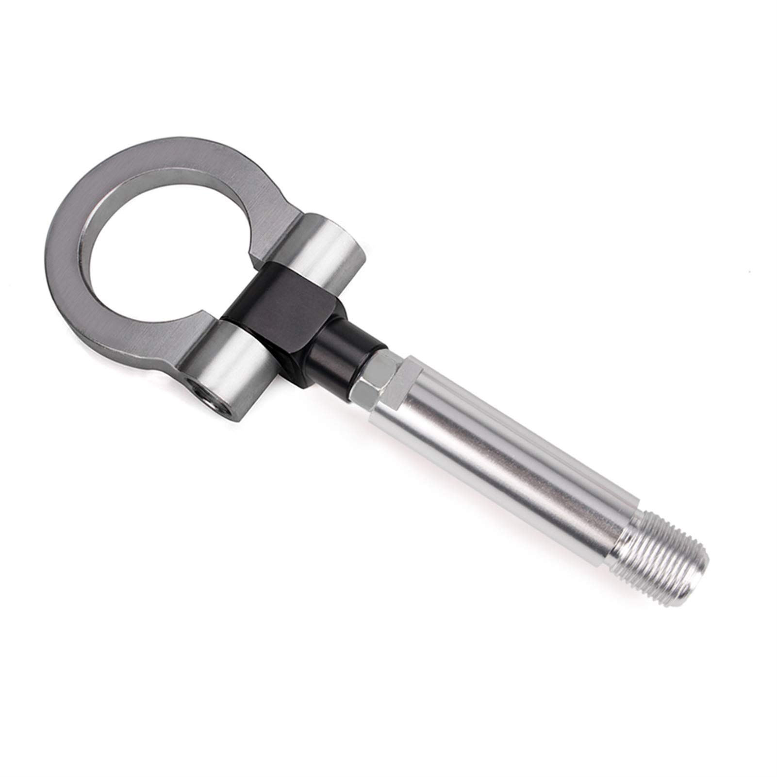 AbschleppöSe,Abschlepphaken Ankunft Rennspindel Aluminium-Zughaken-Ring-Kit(Gray) von DLZFUDTY