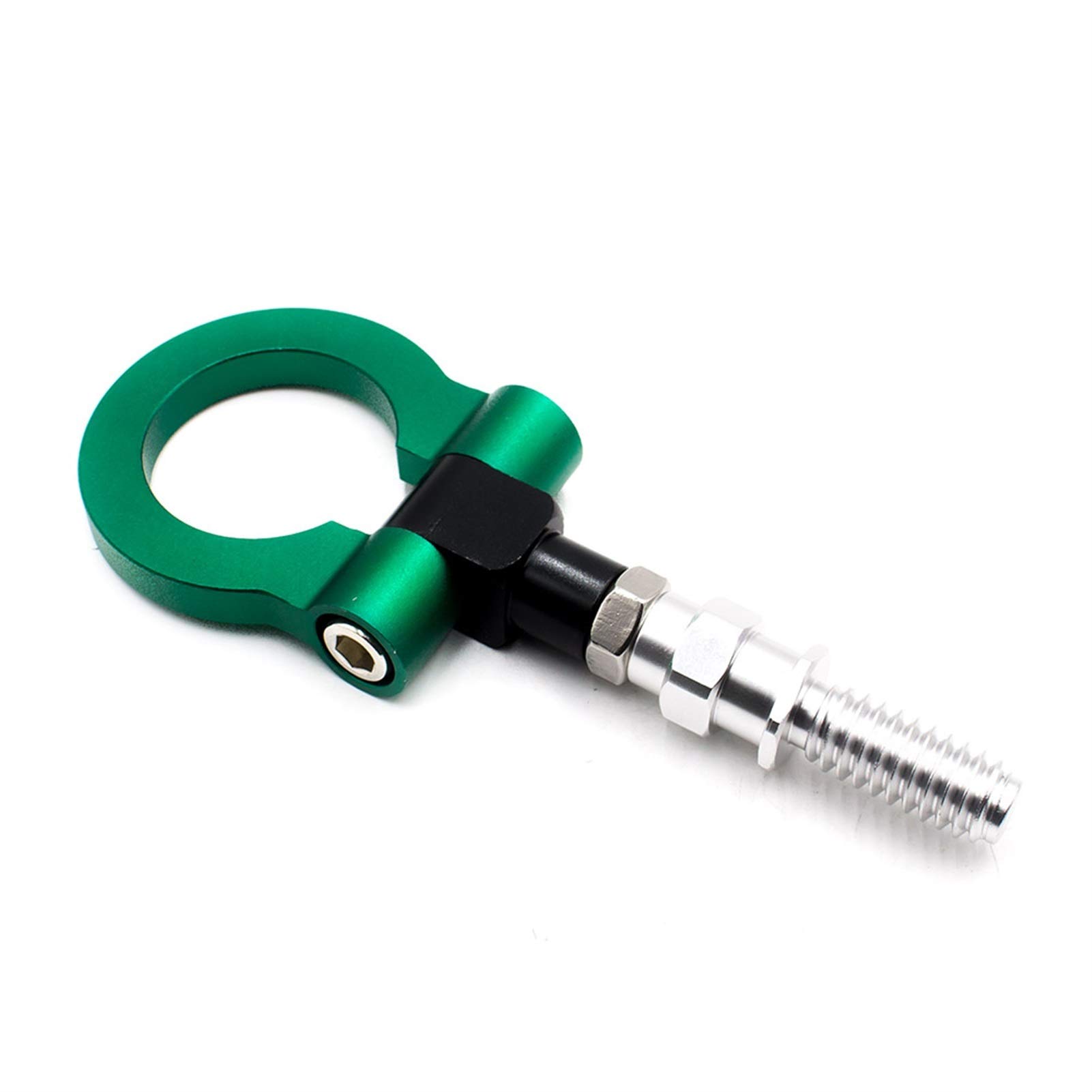 AbschleppöSe,Abschlepphaken Auto Styling Anhänger Haken Aufkleber Dekoration Auto Auto Hintern Vorderanhänger Simulation Racing Rig Fahrzeug Abschlepphaken(Green) von DLZFUDTY
