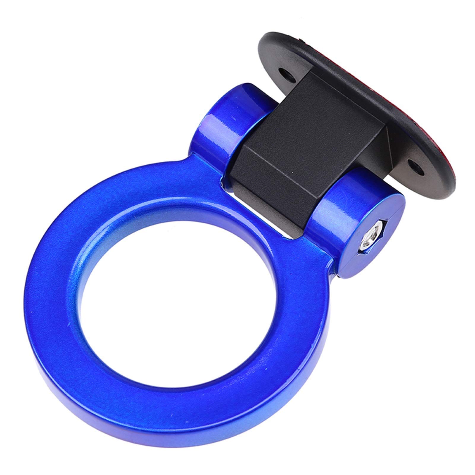 AbschleppöSe,Abschlepphaken Auto Tow Haken Dekorative Aufkleber Ringförmige Anhänger Haken Rennring für Universalfahrzeug Multi Colors(Blue) von DLZFUDTY