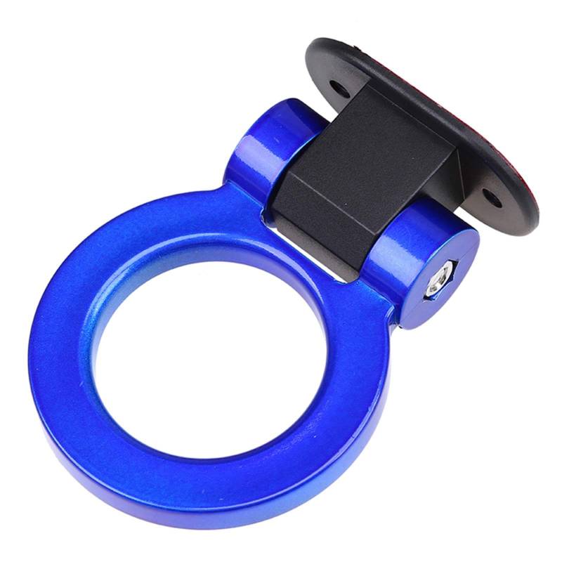 AbschleppöSe,Abschlepphaken Auto Tow Haken Dekorative Aufkleber Ringförmige Anhänger Haken Rennring für Universalfahrzeug Multi Colors(Blue) von DLZFUDTY