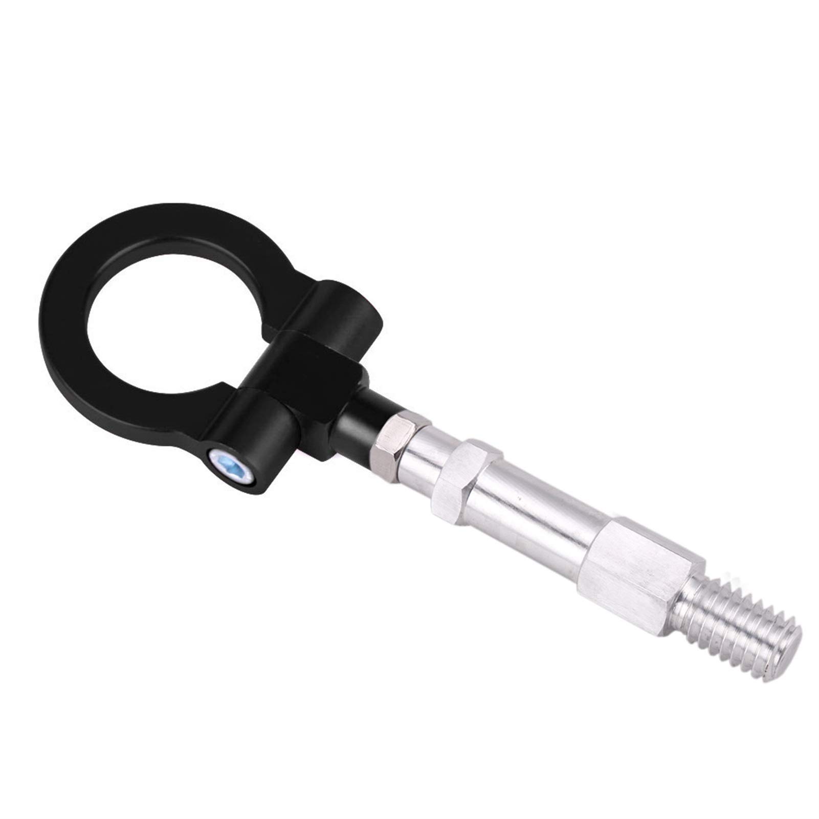 AbschleppöSe,Abschlepphaken RASTP-Aluminium-Anhänger-Abschlepphaken hinten, Rennwagen-Abschlepphaken, passend for 10–15 CNC-JDM-Stil(Black) von DLZFUDTY