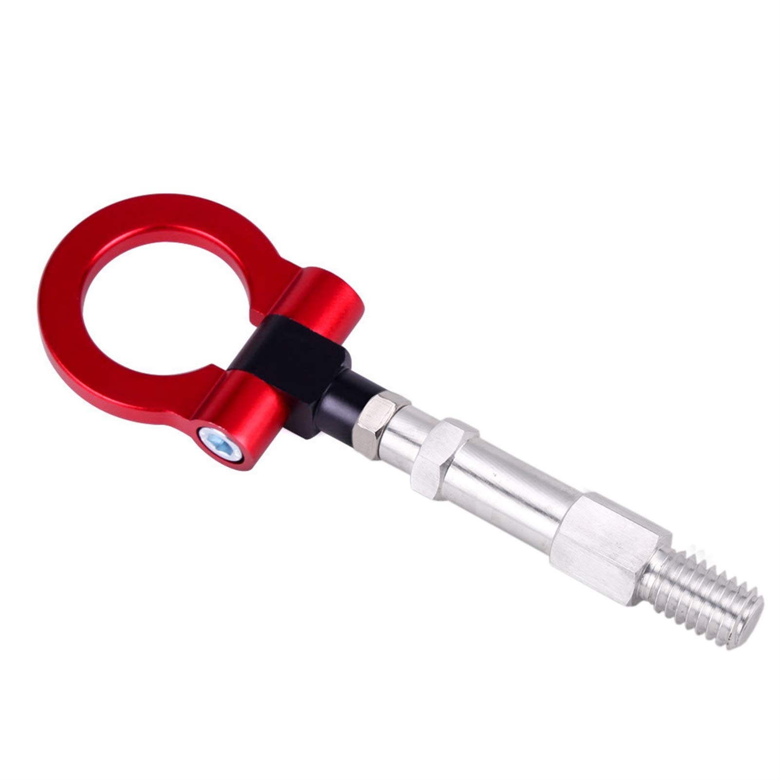 AbschleppöSe,Abschlepphaken RASTP-Aluminium-Anhänger-Abschlepphaken hinten, Rennwagen-Abschlepphaken, passend for 10–15 CNC-JDM-Stil(Red) von DLZFUDTY