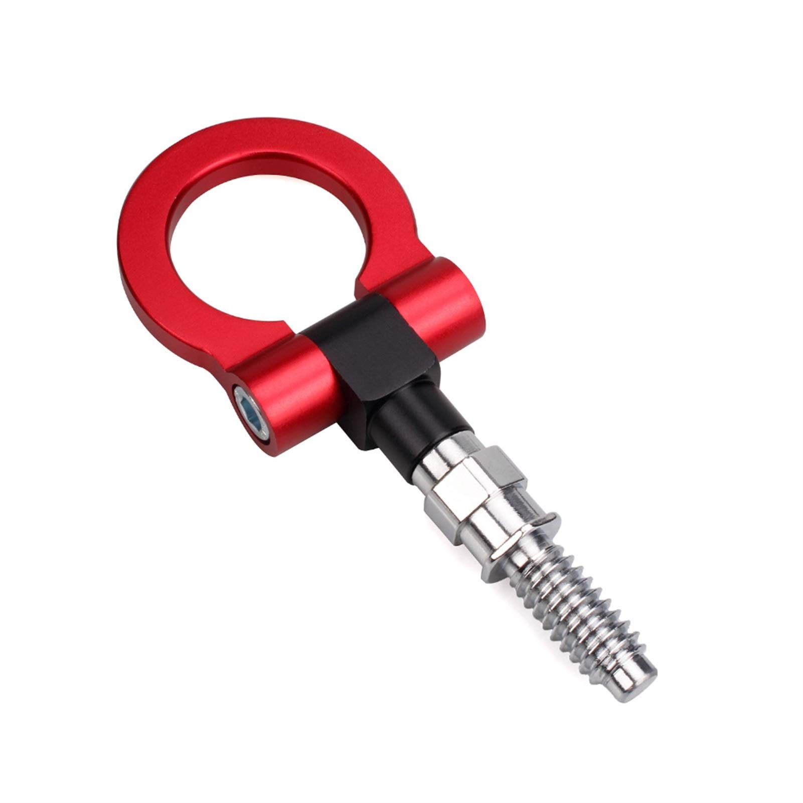 AbschleppöSe,Abschlepphaken Racing Front Tow Hook Tow Bar Auto Trailer Ring Passend Passend für BMW E Series/1 Series/3Series/X5/X6 Auto(Red) von DLZFUDTY