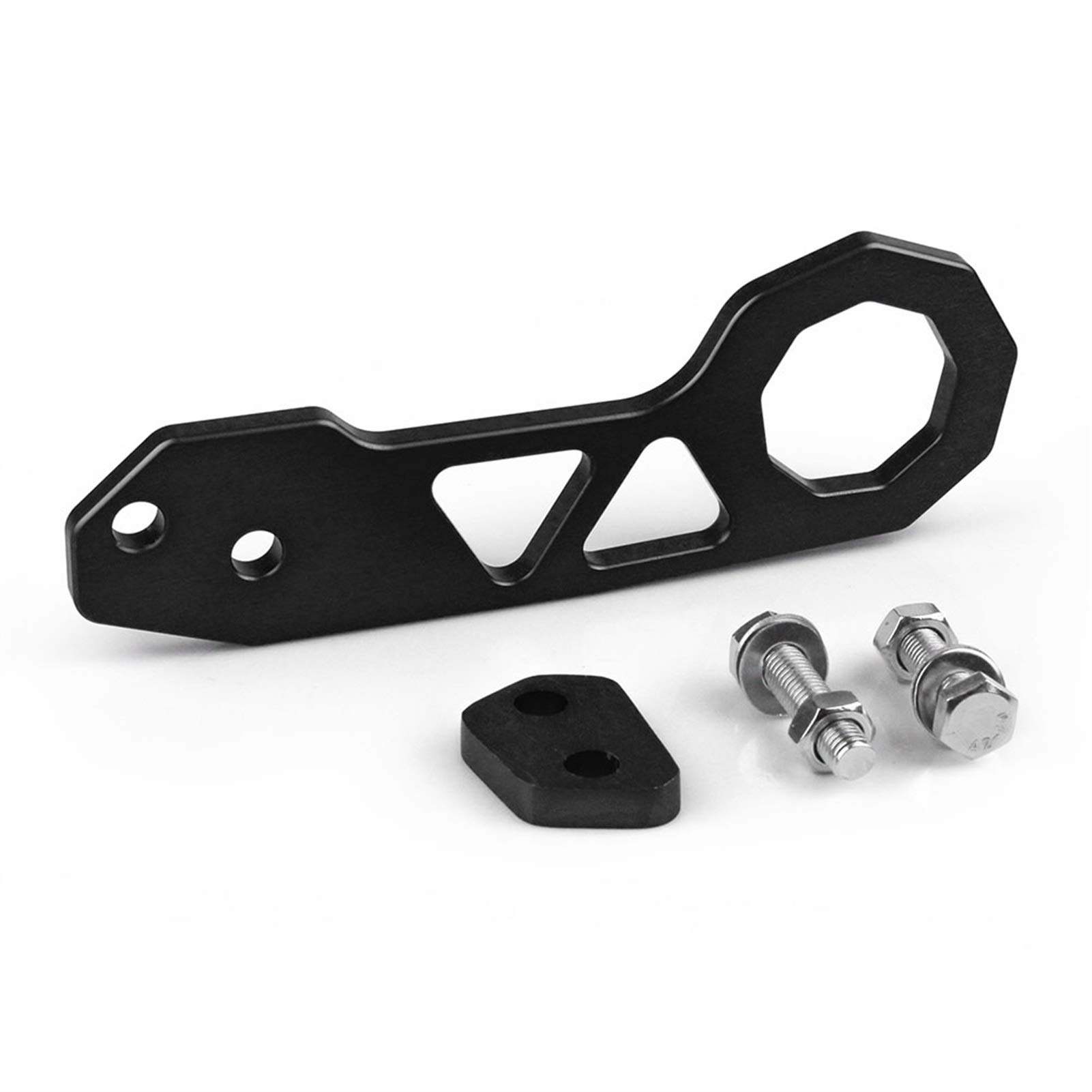AbschleppöSe,Abschlepphaken Rennsport Heckklaken Aluminium Heckhackhaken(Black) von DLZFUDTY