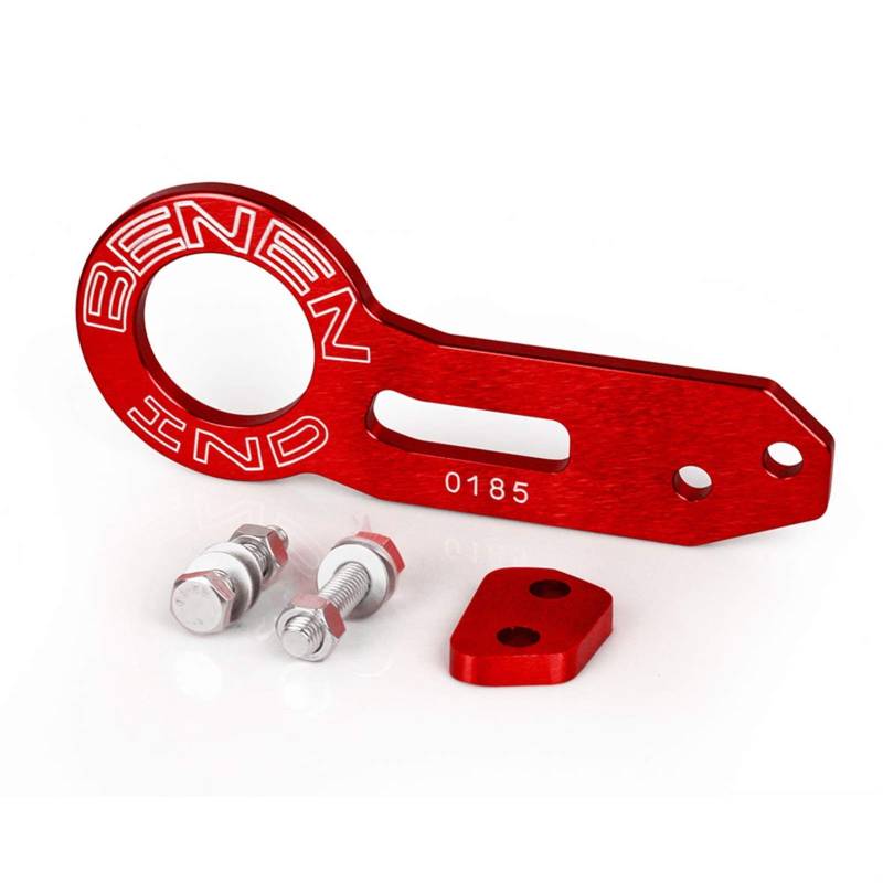 AbschleppöSe,Abschlepphaken Set Universal Aluminiumlegierung Racing Heckhackhaken Heckhackhaken(Red) von DLZFUDTY