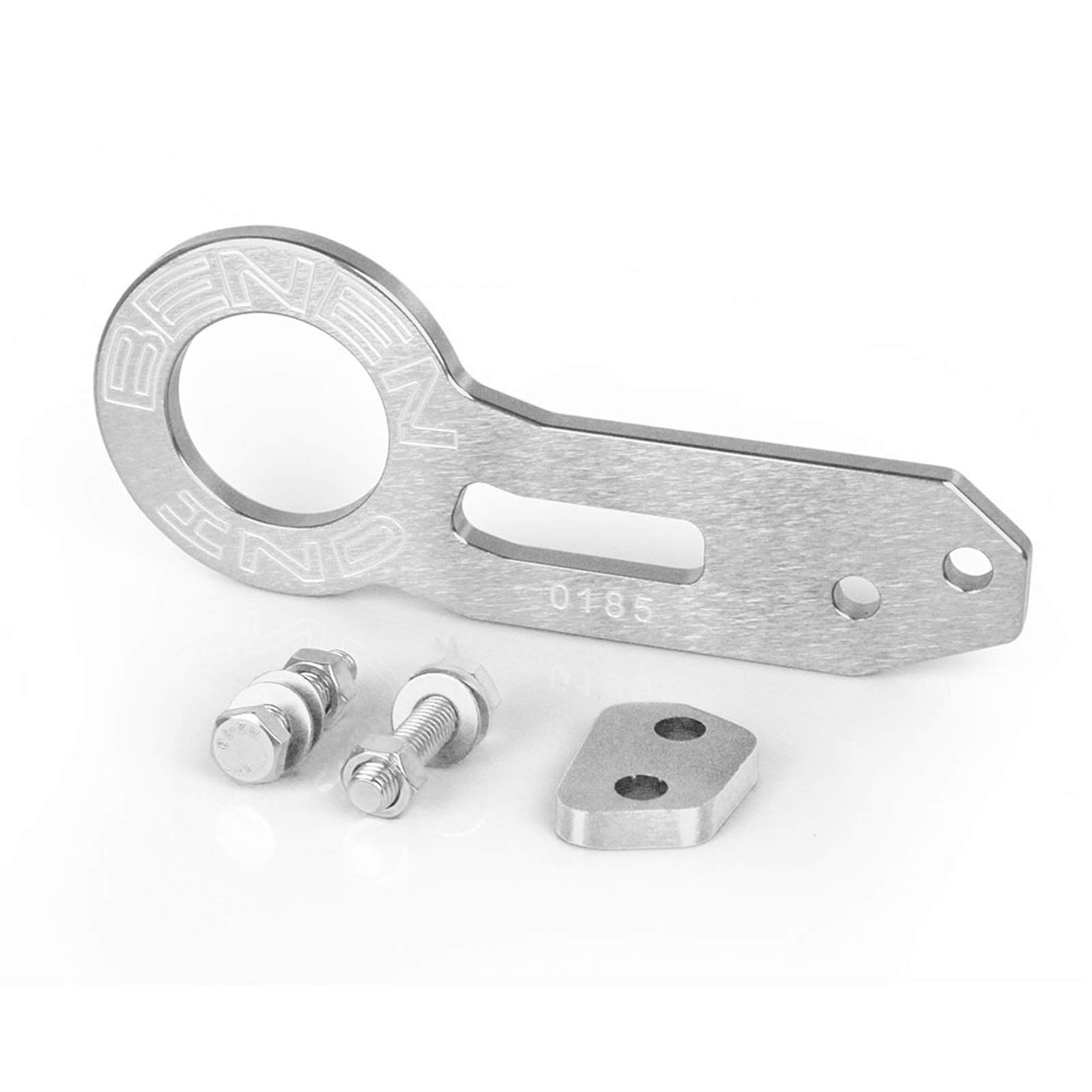 AbschleppöSe,Abschlepphaken Set Universal Aluminiumlegierung Racing Heckhackhaken Heckhackhaken(Silver) von DLZFUDTY