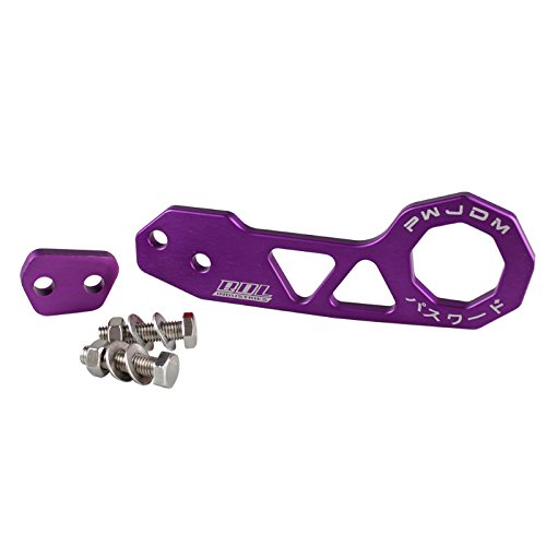 AbschleppöSe,Abschlepphaken Style Racing Heckhackhaken Aluminiumlegierung Schlepphaken(Purple) von DLZFUDTY