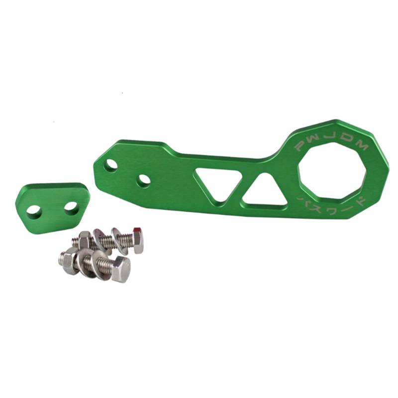 AbschleppöSe,Abschlepphaken Universal-Aluminiumauto-Hinterkopfhaken-Set Passend Für Den Meisten Auto-Auto-Anhängerring(Green) von DLZFUDTY