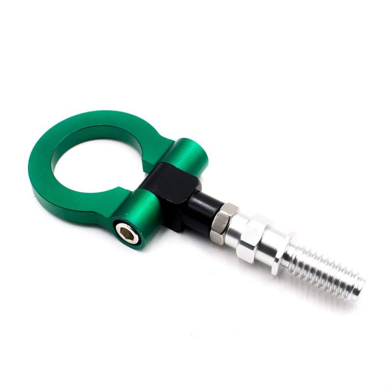 AbschleppöSe,Abschlepphaken Universal Racing Tow Haken Für Autos Blau Rot Goldene Schwarze Silberne Abschleppbarren(Green) von DLZFUDTY