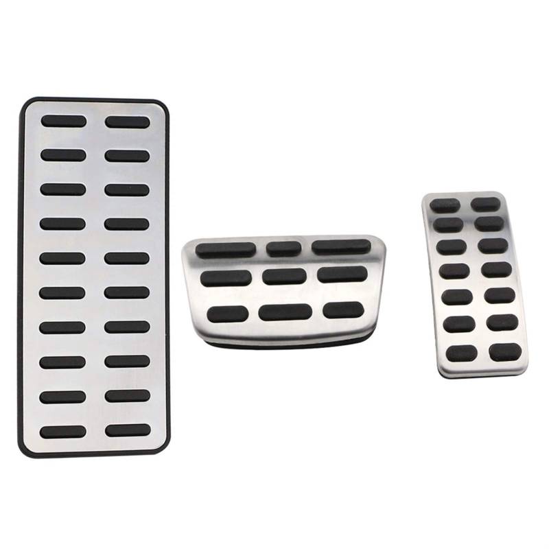 Auto Pedale,Pedalkappen Auto-Auto-Pedale Passend für NIRO 2019 2020 Mt Am Auto Pedalabdeckung Bremsgas Kraftstoff Pedal Rast Pedal Set Teile Edelstahl(at with Rest) von DLZFUDTY