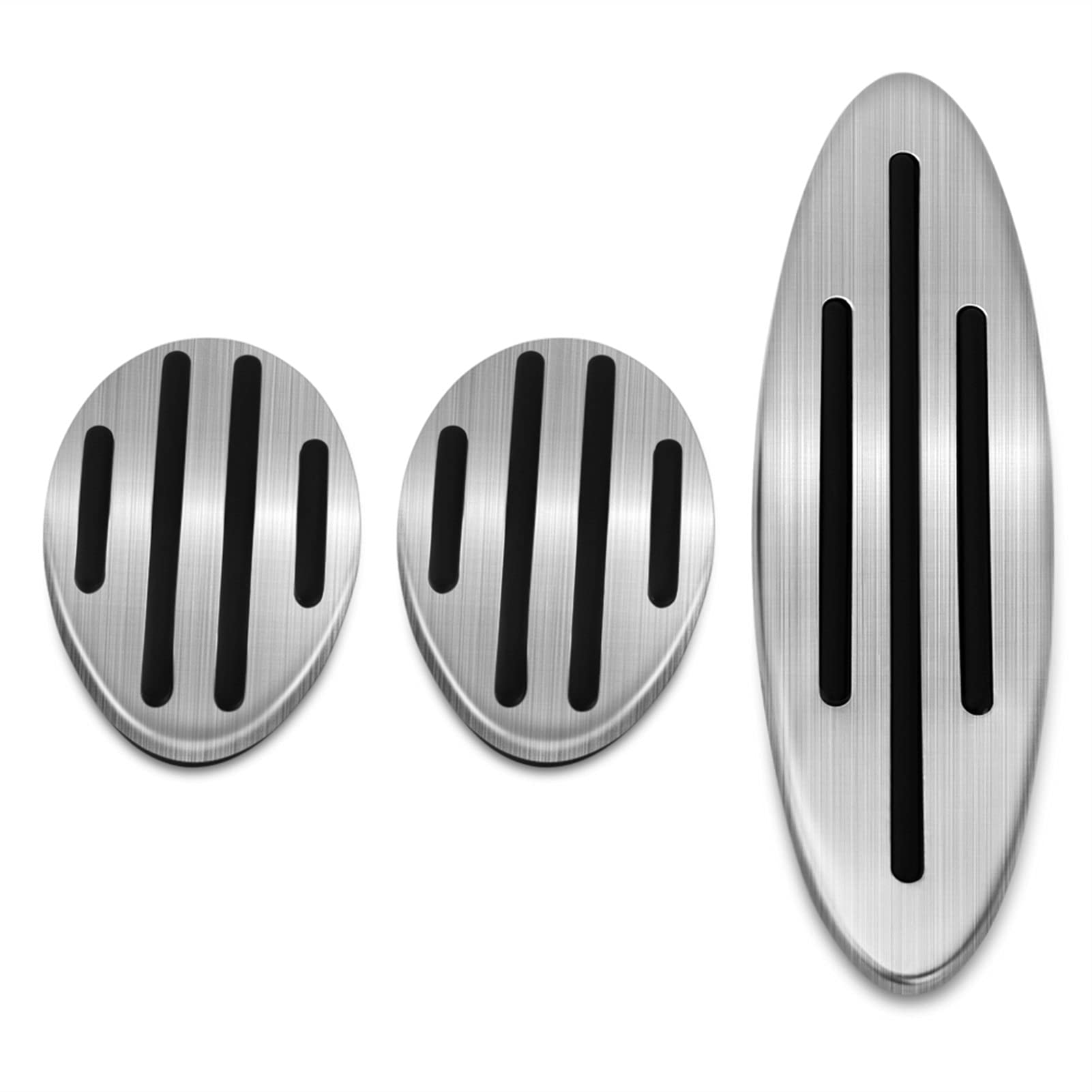 Auto Pedale,Pedalkappen Auto Fußstütze Gasbremskupplung Pedal Case Passend für Mini One Cooper R50 R52 R53 R55 R56 R61 Paceman Countryman Clubman Coupe Roadster(MT 3PCS) von DLZFUDTY
