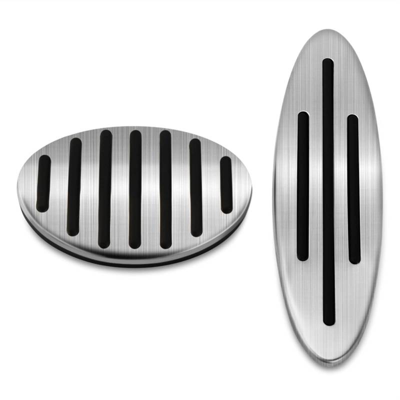 Auto Pedale,Pedalkappen Auto Fußstütze Gasbremskupplung Pedal Case Passend für Mini One Cooper R50 R52 R53 R55 R56 R61 Paceman Countryman Clubman Coupe Roadster(at 2PCS) von DLZFUDTY