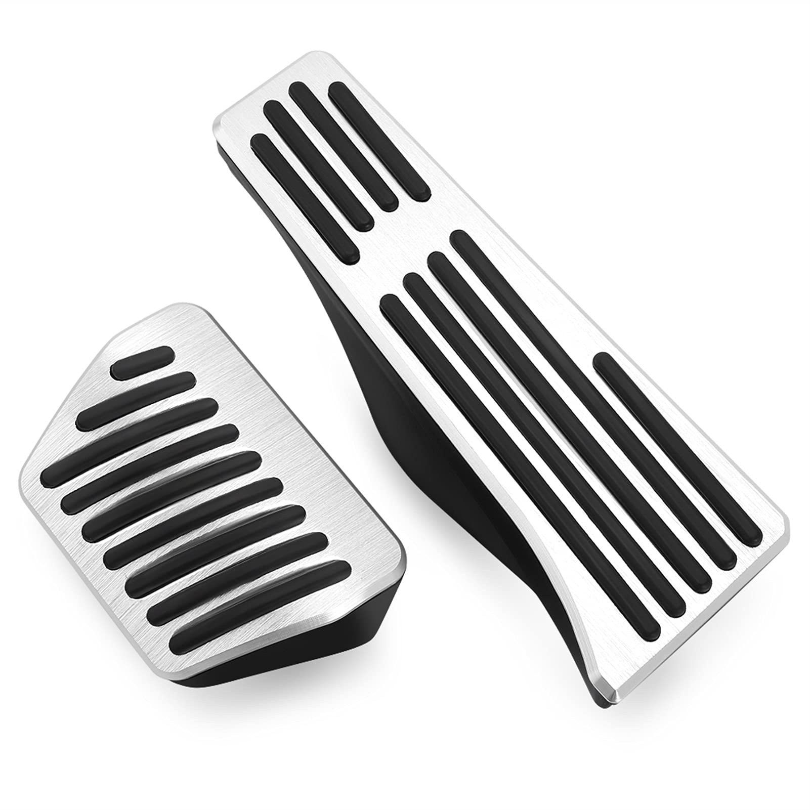 Auto Pedale,Pedalkappen Auto Styling Passend für BMW 1,3. Serie X1 E39 E46 E87 E90 E91 E92 Nicht-Bohrung Rutschfester Gaspedal Gas Kraftstoff Bremsfußstütze Pedalpolster(Fuel Brake for at) von DLZFUDTY
