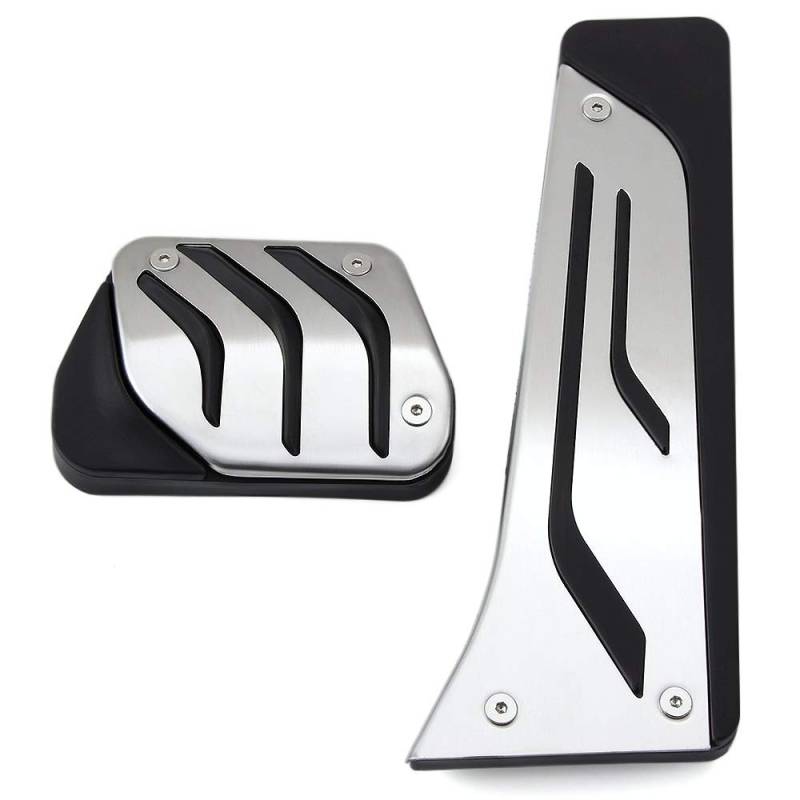 Auto Pedale,Pedalkappen Bremsbeschleuniger Kraftstoff Autopedal 1 2 3 4Series M3 M4 E87 E90 F20 F21 F30 F32 F36 F80 F82 Fußablage Gasbremspedal(2PCS at) von DLZFUDTY