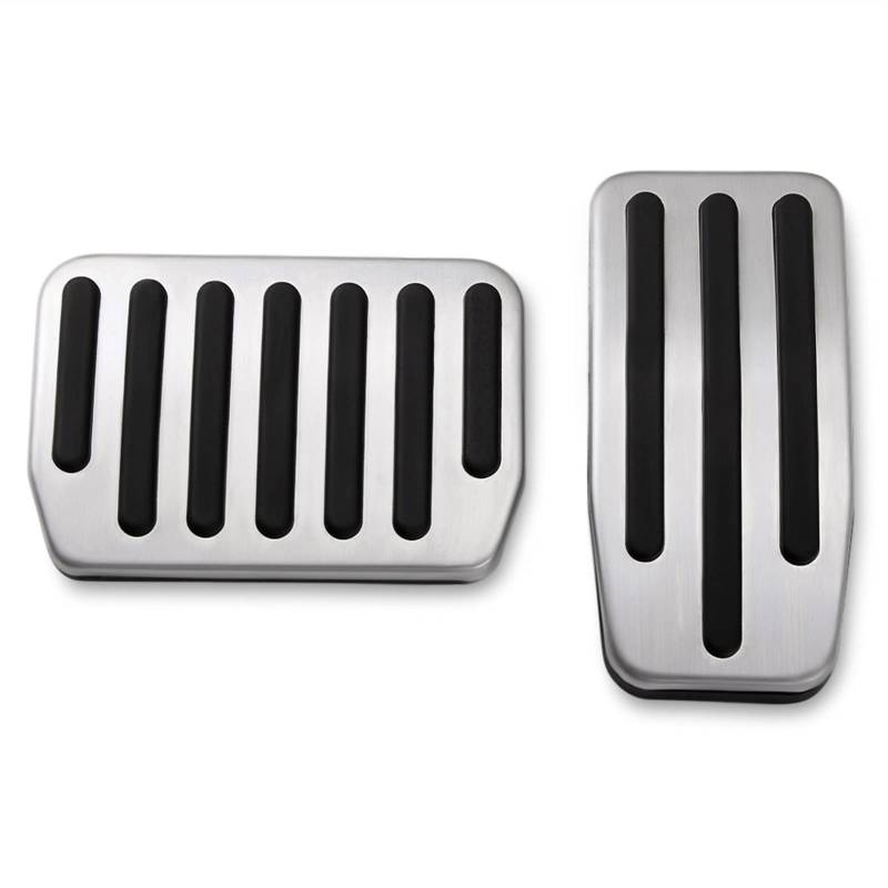 Auto Pedale,Pedalkappen Kein Bohren Passend für Verwendung Passend für Tesla Model 3 2017-2019 Gas-Kraftstoff-Brems Fußablage Pedalauflagen Mats Abdeckung Zubehör Car Styling(2pcs) von DLZFUDTY
