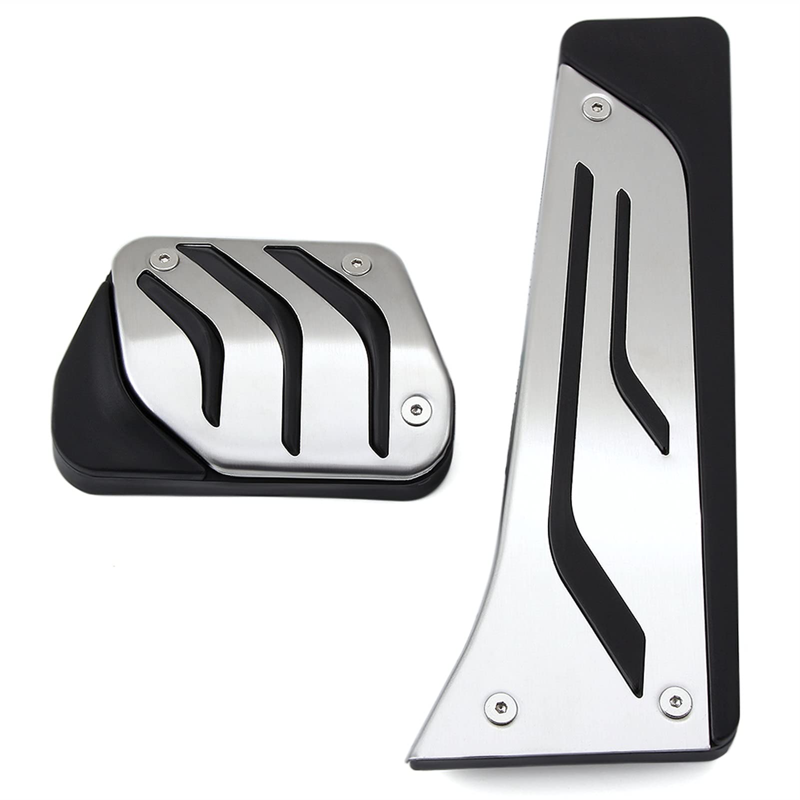 Auto Pedale,Pedalkappen Pedal Passend für BMW 1 2 3 4 Serie F20 F21 F22 F30 F31 F32 F36 Brenngasbremskupplung Fußstützepedalpolsterabdeckung ersetzen(2PCS at) von DLZFUDTY