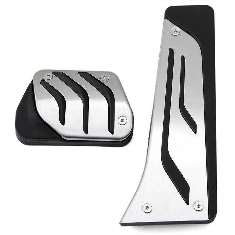 Auto Pedale,Pedalkappen Pedal Passend für BMW 1 2 3 4 Serie F20 F21 F22 F30 F31 F32 F36 Brenngasbremskupplung Fußstützepedalpolsterabdeckung ersetzen(2PCS at) von DLZFUDTY