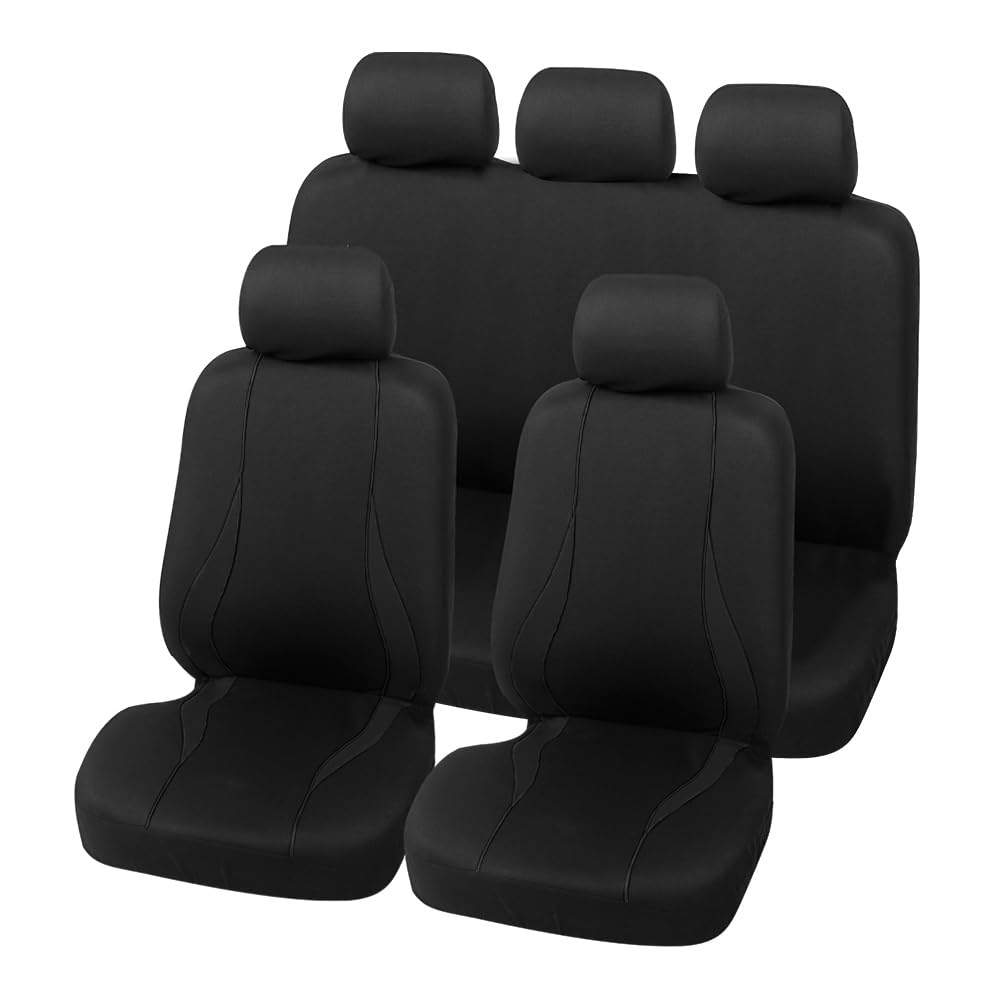 AutositzbezüGe,Auto SitzbezüGe Universal Autositzabdeckungen Auto Protect Covers Automotive Sitzbezüge for Kalina Grantar Lada Priora Renault Logan(Gray) von DLZFUDTY