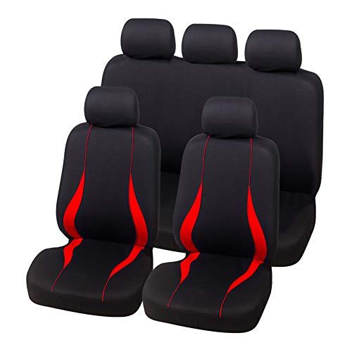 AutositzbezüGe,Auto SitzbezüGe Universal Autositzabdeckungen Auto Protect Covers Automotive Sitzbezüge for Kalina Grantar Lada Priora Renault Logan(Peach Blossom) von DLZFUDTY