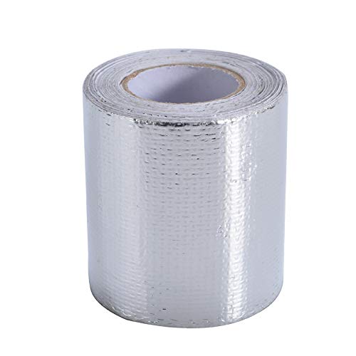 Hitzeschutzband Auspuff,Auspuff Dichtband 1 Rolle 5M * 5 cm Auto Motorradrohr Fiberglas Hitzeschild Selbstklebende reflektierende Folienband Wärmedämmungsbandabgas Hitzeschutzband Auspuff,Auspuff Dichtband 1 Rolle 5M * 5 cm Auto Motorradrohr Fiberglas Hitzeschild Selbstklebende reflektierende Folienband Wärmedämmungsbandabgas von DLZFUDTY