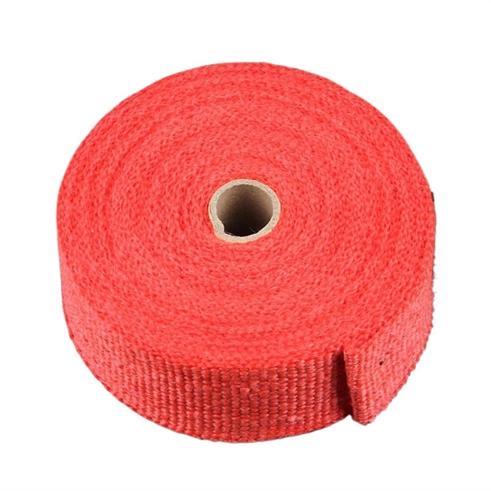 Hitzeschutzband Auspuff,Auspuff Dichtband 2 Stück 1,5 m Auto-Auspuff-Wickelrolle, Fiberglas-Hitzeschild-Rolle, Auspuffkrümmer-Wärmewickelband, Schutz USO apto para Autozubehör(Red) von DLZFUDTY