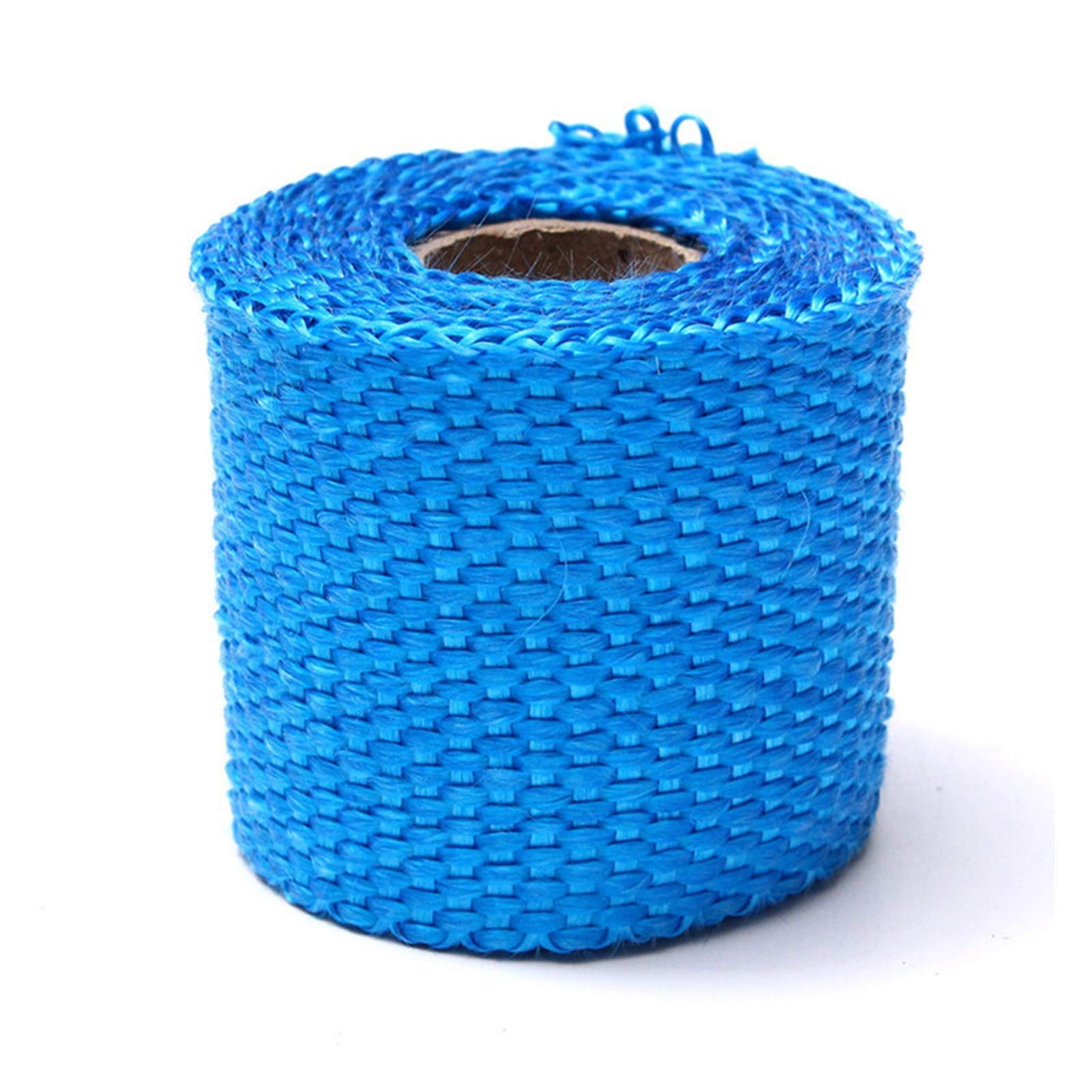 Hitzeschutzband Auspuff,Auspuff Dichtband 2 stücke 1,5m Auto Motorrad auspuff wrap rohre Header wärmeisolierung rollenband Turbo wärmeabgas thermische wickelband universal(Blue) von DLZFUDTY