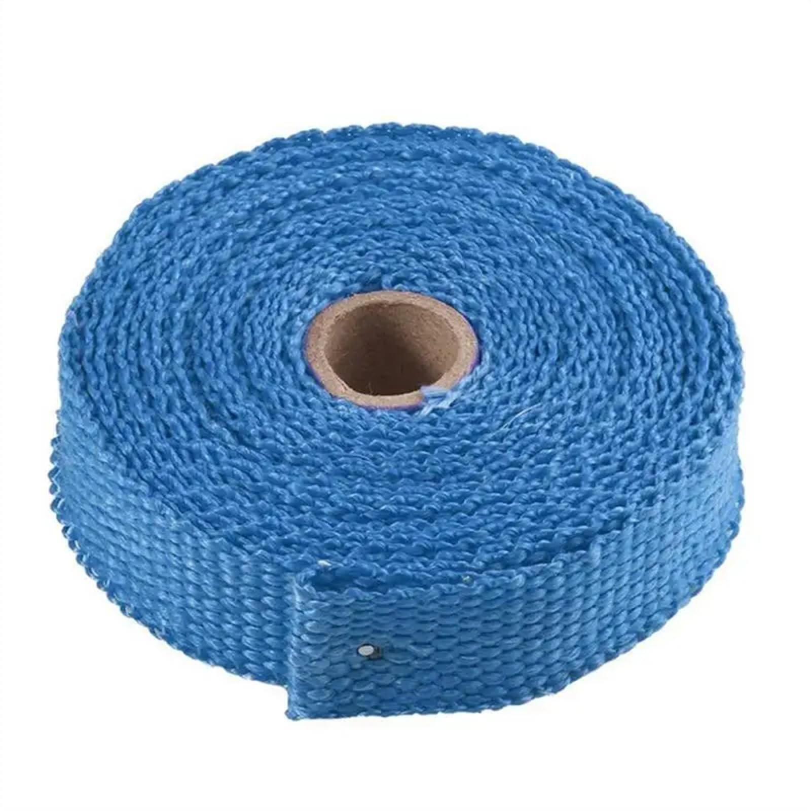 Hitzeschutzband Auspuff,Auspuff Dichtband 5 m Fiberglas-Hitzeschild-Rolle USO apto para Auto, Motorrad, Auspuff, Thermoband, Kopfrohr, Wärmewickelband, Hitzeschild-Rolle(Blue) von DLZFUDTY