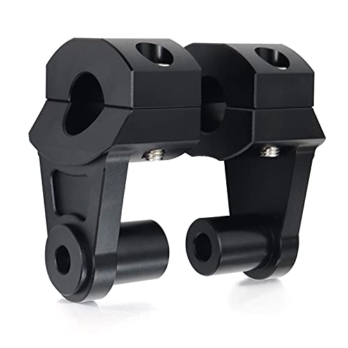 LenkererhöHung Motorrad,Lenkerklemme Motorrad 7/8 "22mm Lenker Risers passen Motorradzubehör Griff Fettbalkenklemmen Aluminium(1) von DLZFUDTY