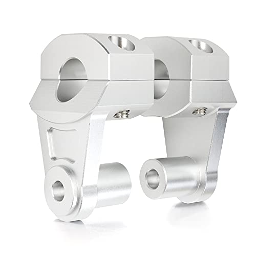 LenkererhöHung Motorrad,Lenkerklemme Motorrad 7/8 "22mm Lenker Risers passen Motorradzubehör Griff Fettbalkenklemmen Aluminium(Pink) von DLZFUDTY